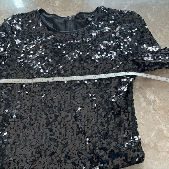 Dynamite crop top black sparkle size small - Picture 6 of 9